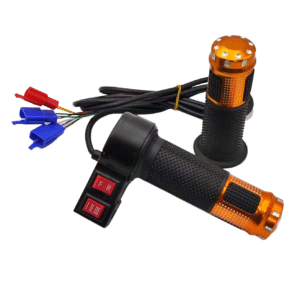 Acelerador giratorio naranja  F/R 123 con interruptor