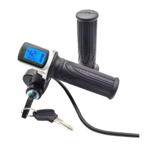 Acelerador giratorio con pantalla LCD de 36V con bloqueo