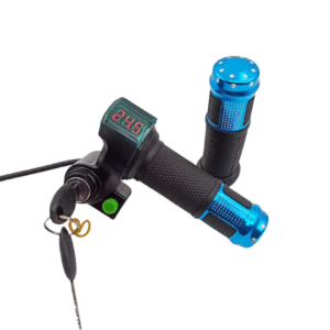 Acelerador con pantalla LED, con llave eléctrica