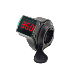 Acelerador de pulgar de mango giratorio con pantalla LED