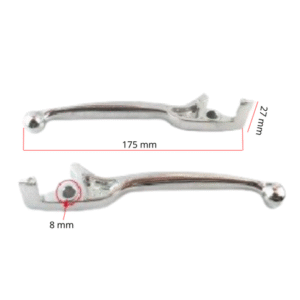 Palanca de freno de disco Qiaoge plateada