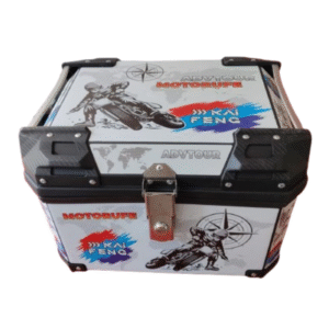 Maletero de Moto Blanca 55L
